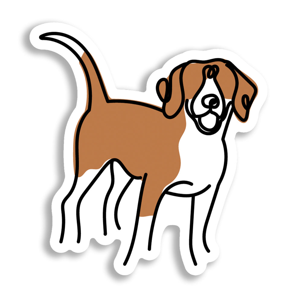 Artist Series: Beagle Sticker