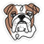 Artist Series: Bulldog Portrait Sticker